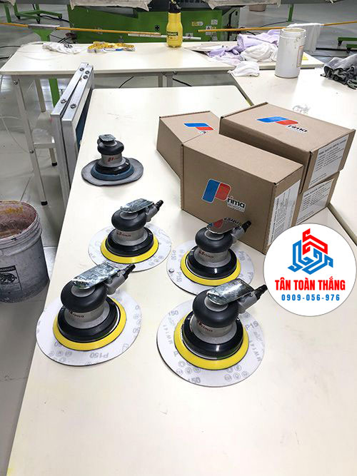 Máy chà nhám rung tròn Prima đế 5 inch