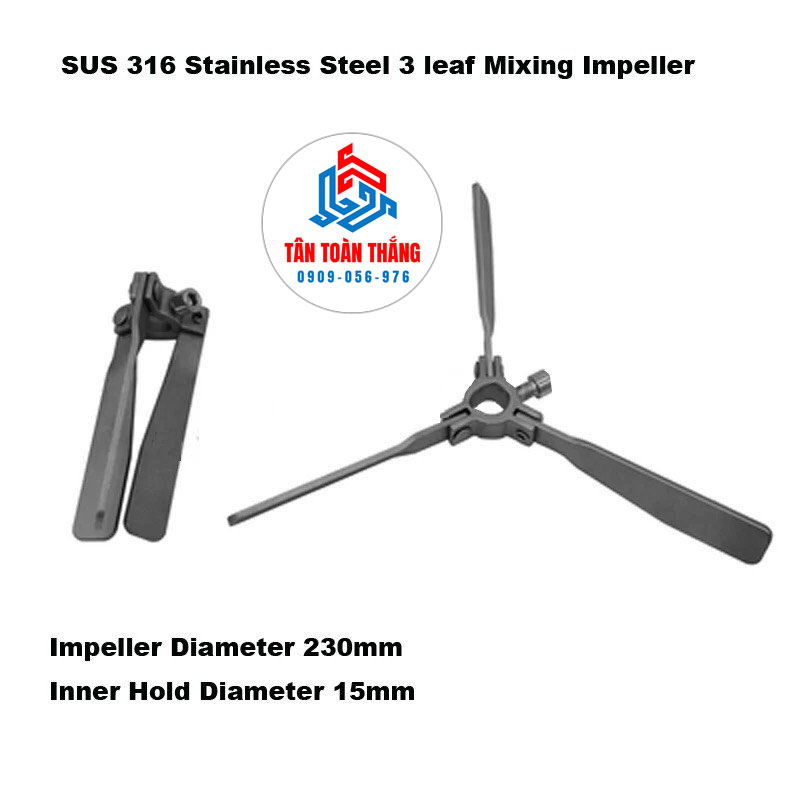 Cánh khuấy tự bung