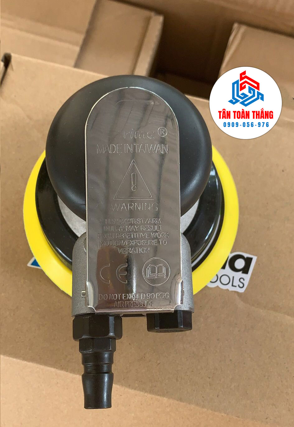 Máy chà nhám rung tròn Prima đế 5 inch