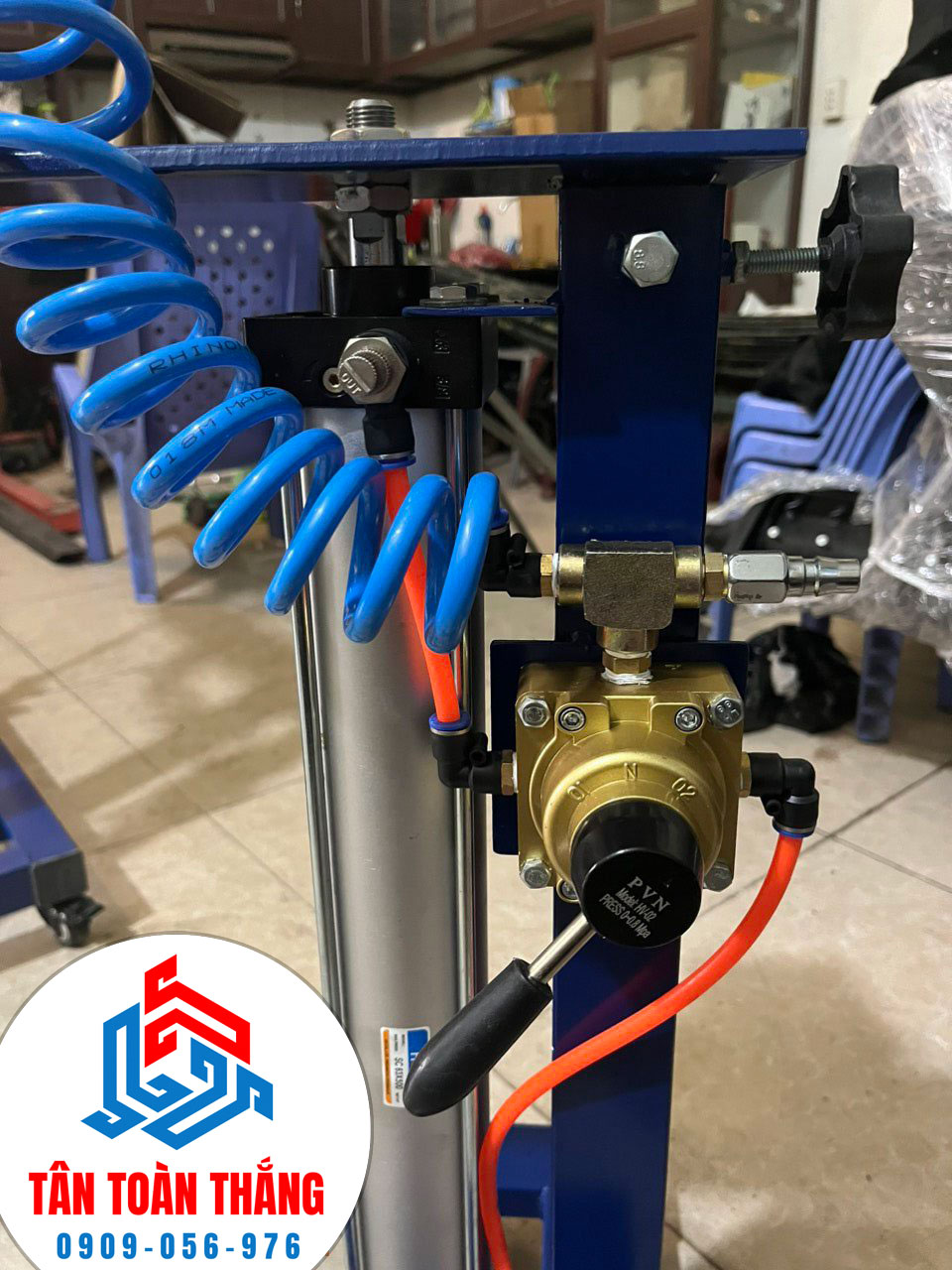 Van điều khiển ben hơi máy khuấy hoa chất 