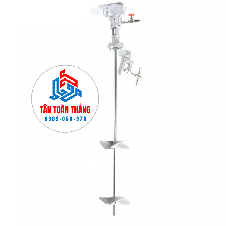 Hình ảnh máy khuấy kẹp phuy 200 lít 3 Piston