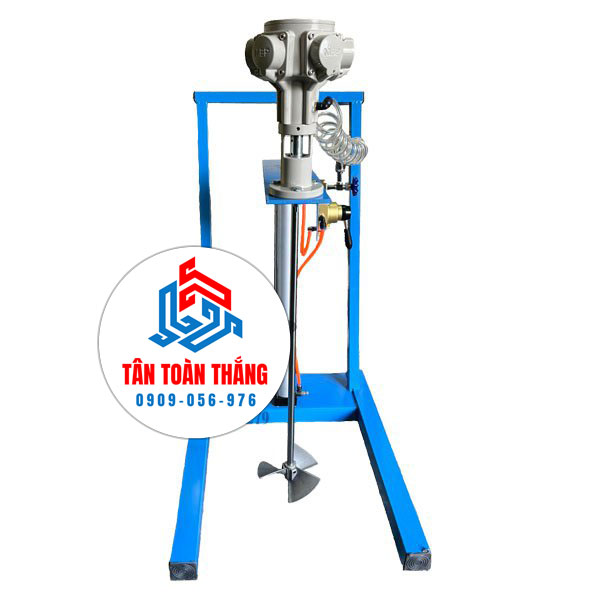 Máy khuấy trộn hóa chất nâng hạ bằng khí nén