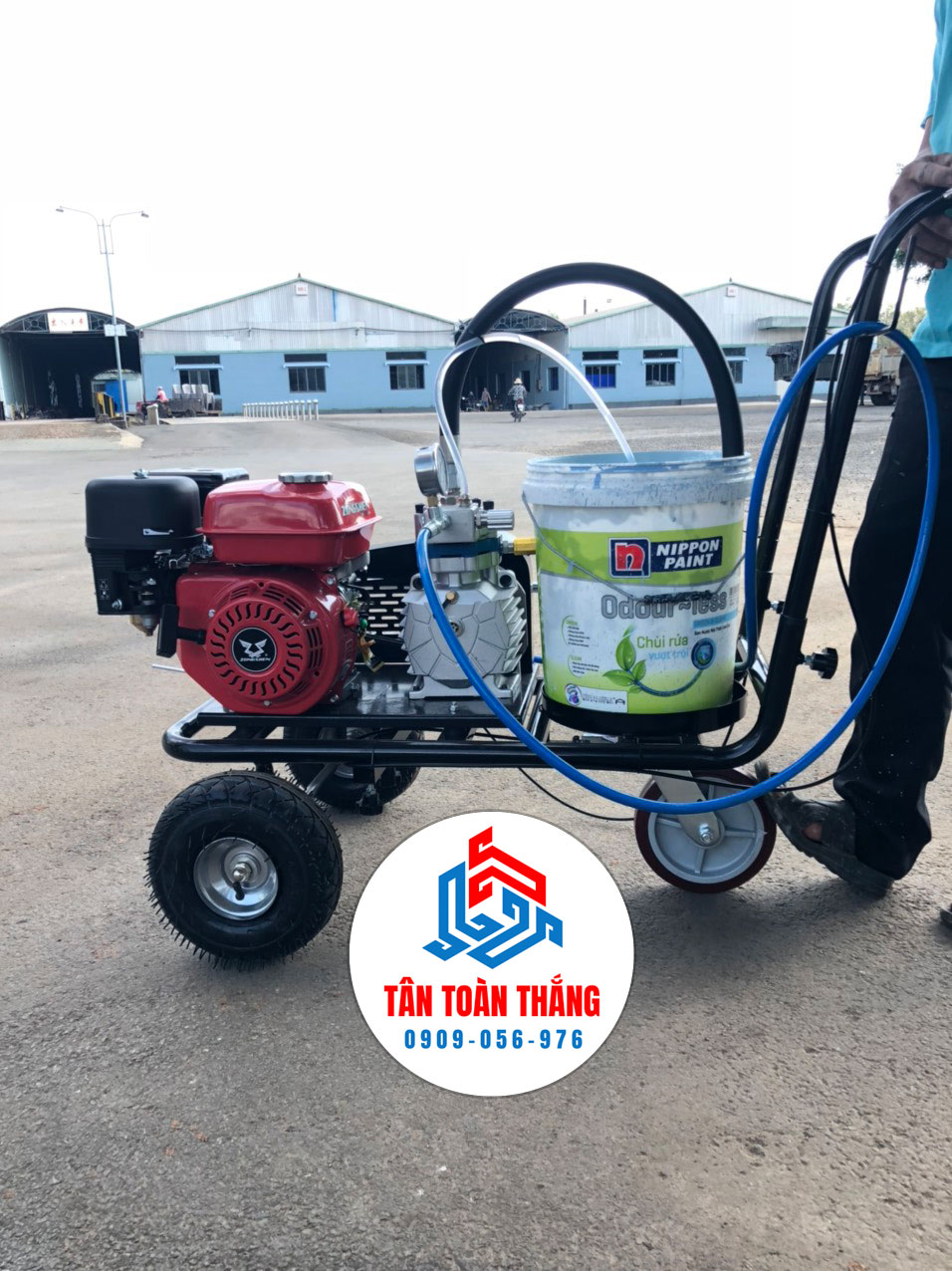 máy phun sơn vạch kẻ đường KT-30