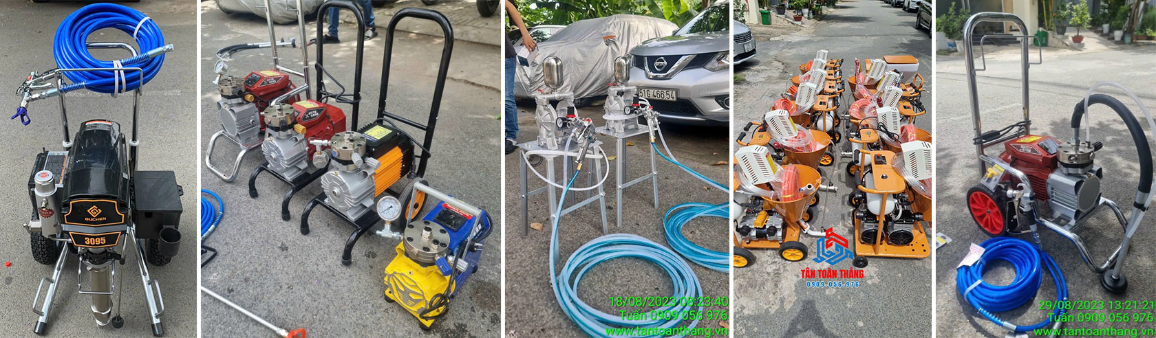 Tân Toàn Thắng cung cấp máy phun sơn công nghiệp