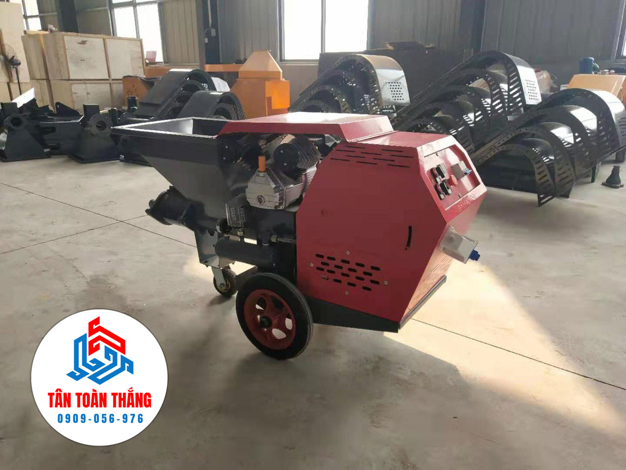 MÁY PHUN HỒ VỮA XI MĂNG TRÁT TƯỜNG - Ảnh 3
