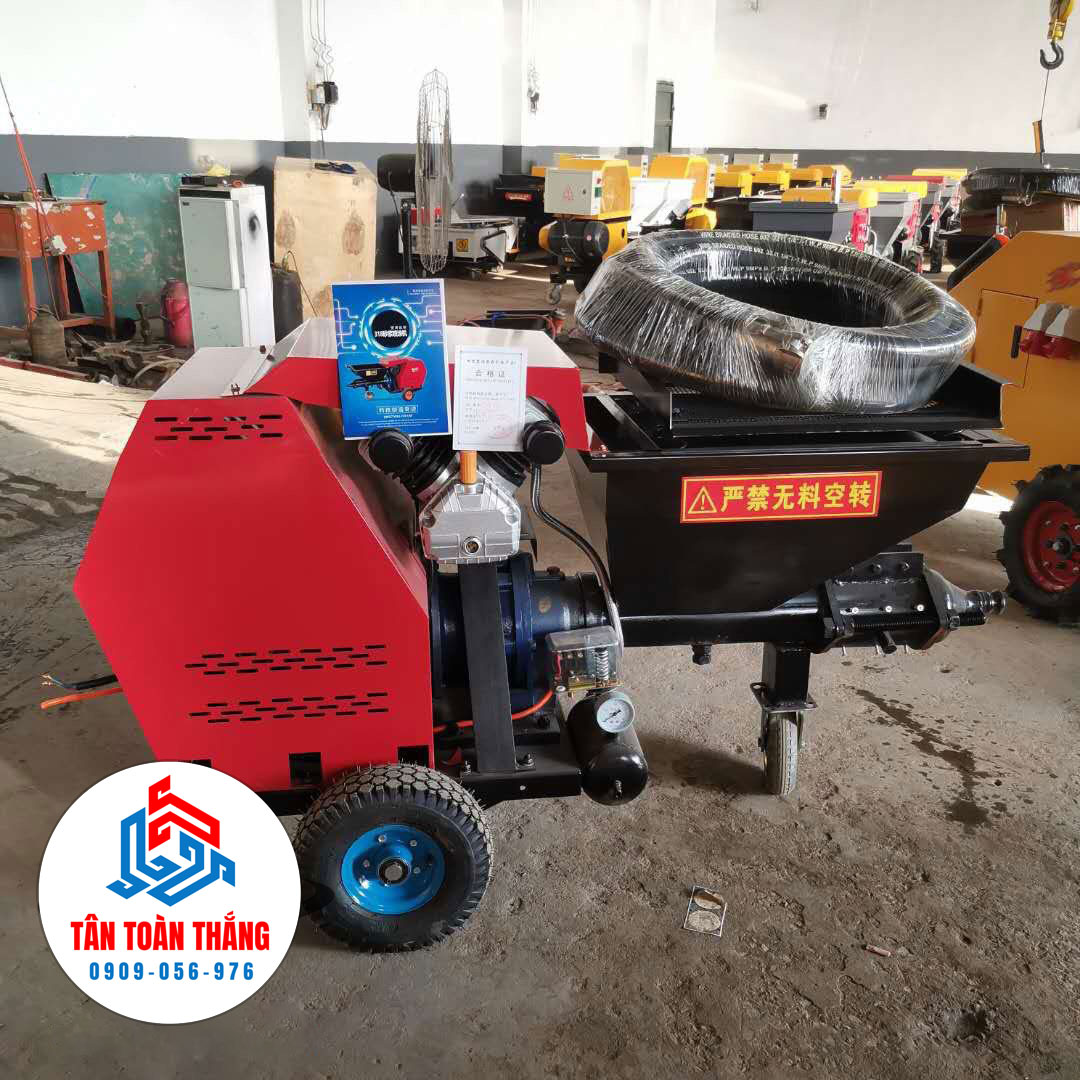 MÁY PHUN HỒ VỮA XI MĂNG TRÁT TƯỜNG - Ảnh 4