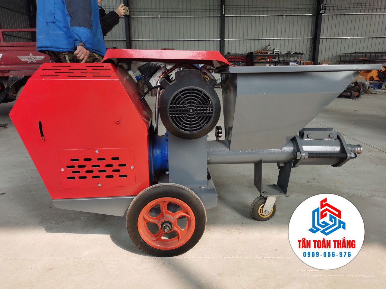 MÁY PHUN HỒ VỮA XI MĂNG TRÁT TƯỜNG - Ảnh 5