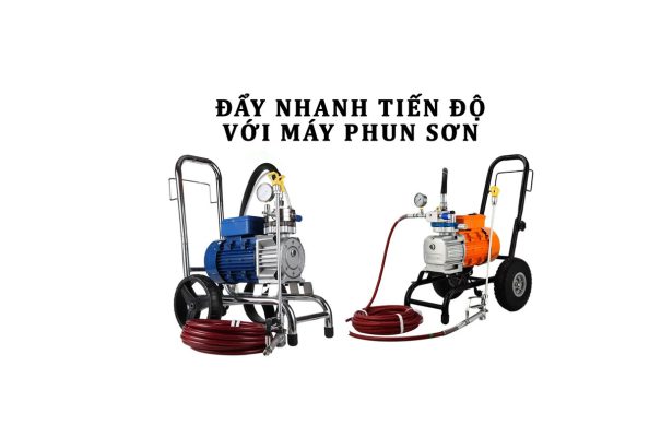 5 dòng máy phun sơn được sử dụng phổ biến năm 2023