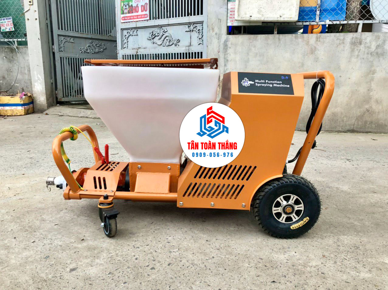 Máy phun vữa chống cháy D9