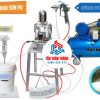 Sơ đồ máy bơm màng sơn bằng khí nén