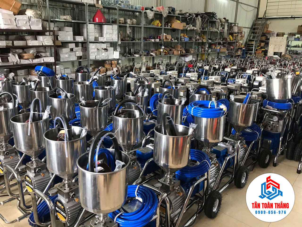 Máy phun bột trét tường GK-7000