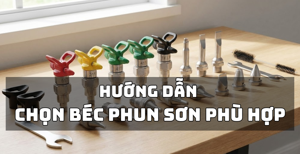 HƯỚNG DẪN CHỌN BÉC PHUN SƠN PHÙ HỢP